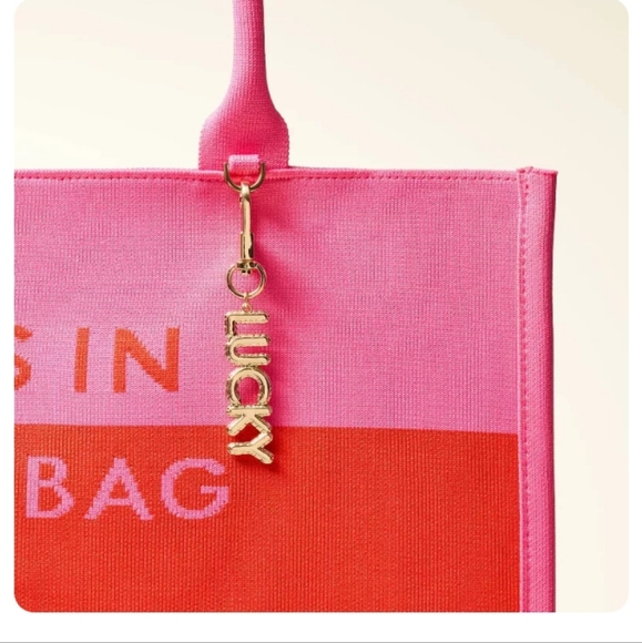 Kate Spade x Target LUCKY Bag Charm Keychain Gold-Tone - Picture 3 of 9